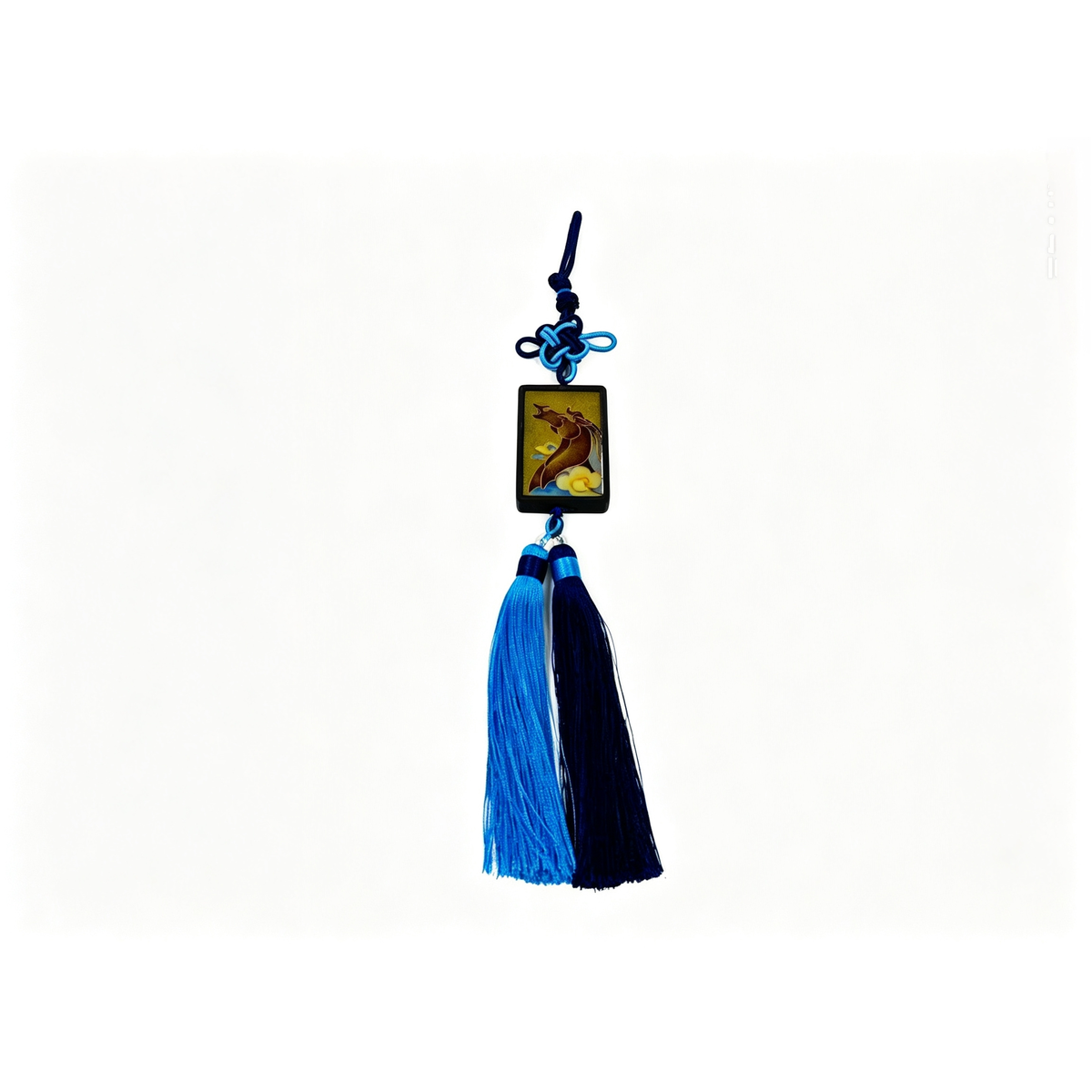 Cloisonné Mongolian Horse Tassel Ornament - Image 3