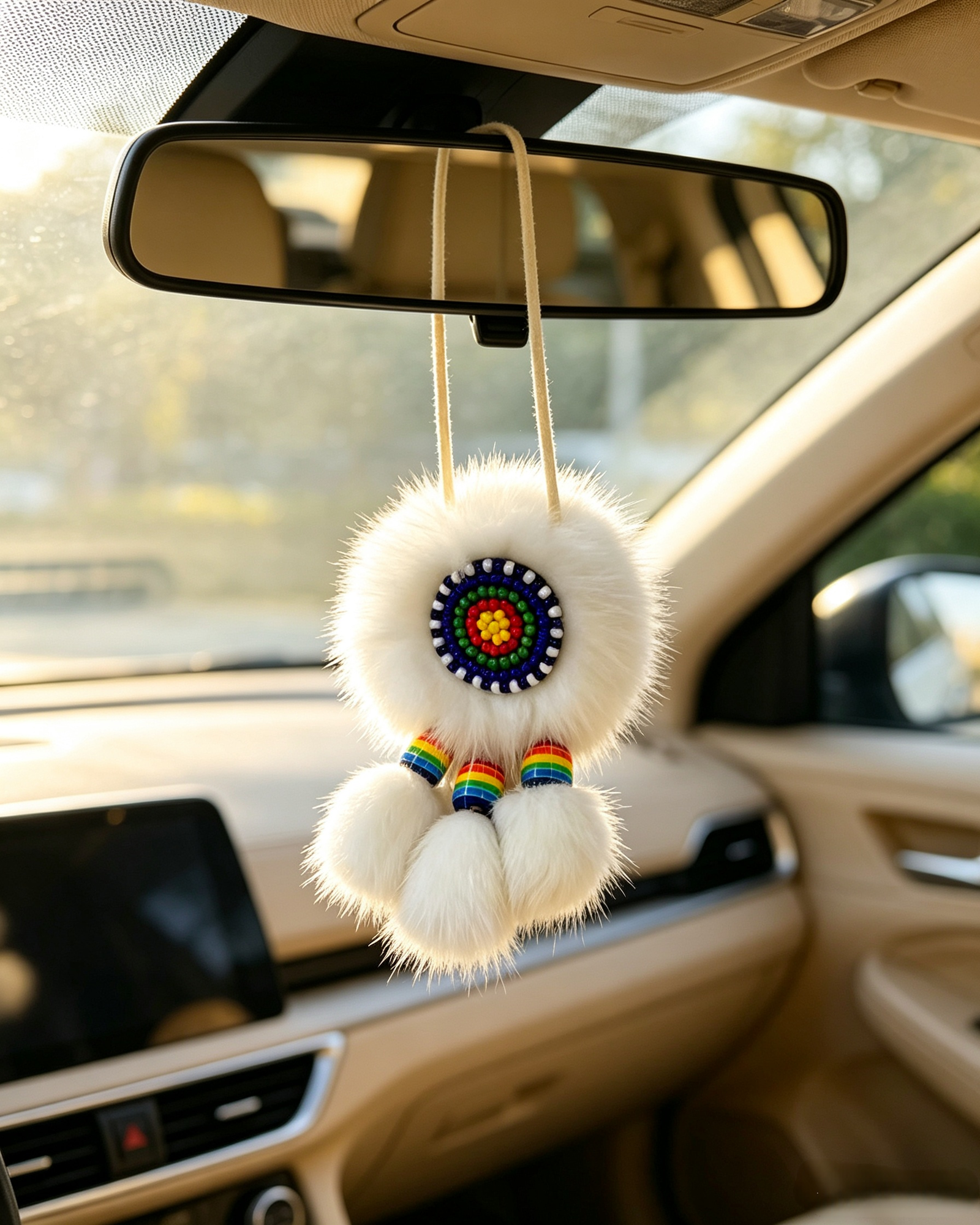 Double-sided Ewenki Sunflower Ornament - Image 9
