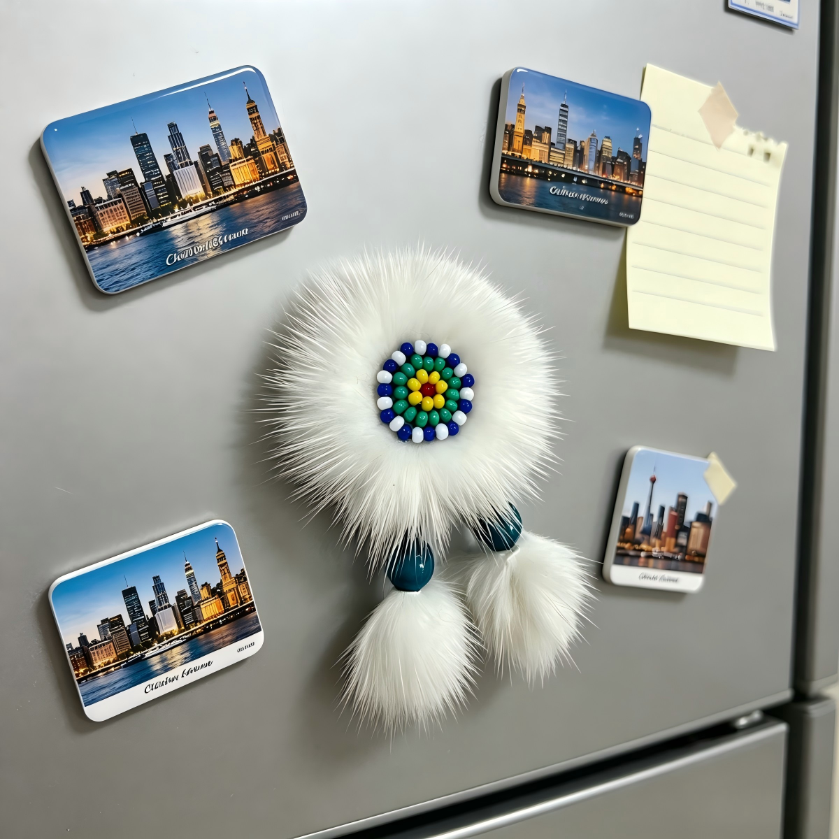 Handmade Ewenki Sunflower Fridge Magnet - Image 7
