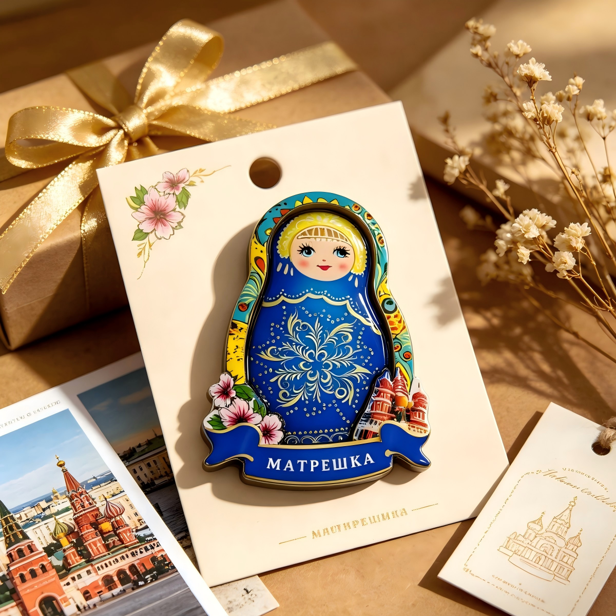 Handmade Matryoshka Fridge Magnet - Image 7