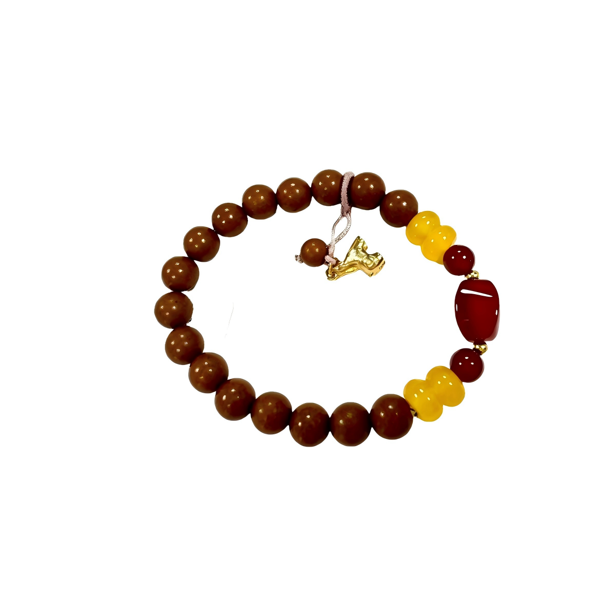 Prosperity Gardenia Agate Bracelet